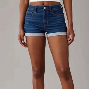 American Eagle Next Level Stretch Dark Wash Shorts - Size 4